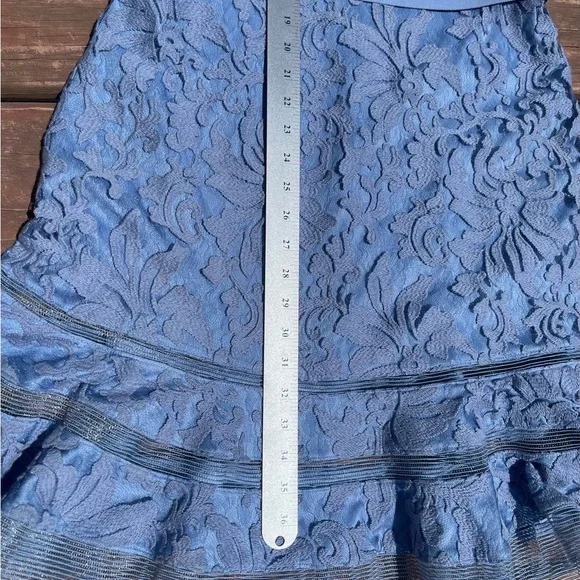 Tadashi Shoji NWT, Kennedy in a gorgeous dusty blue (black is a stock photo) - Picture 5 of 8